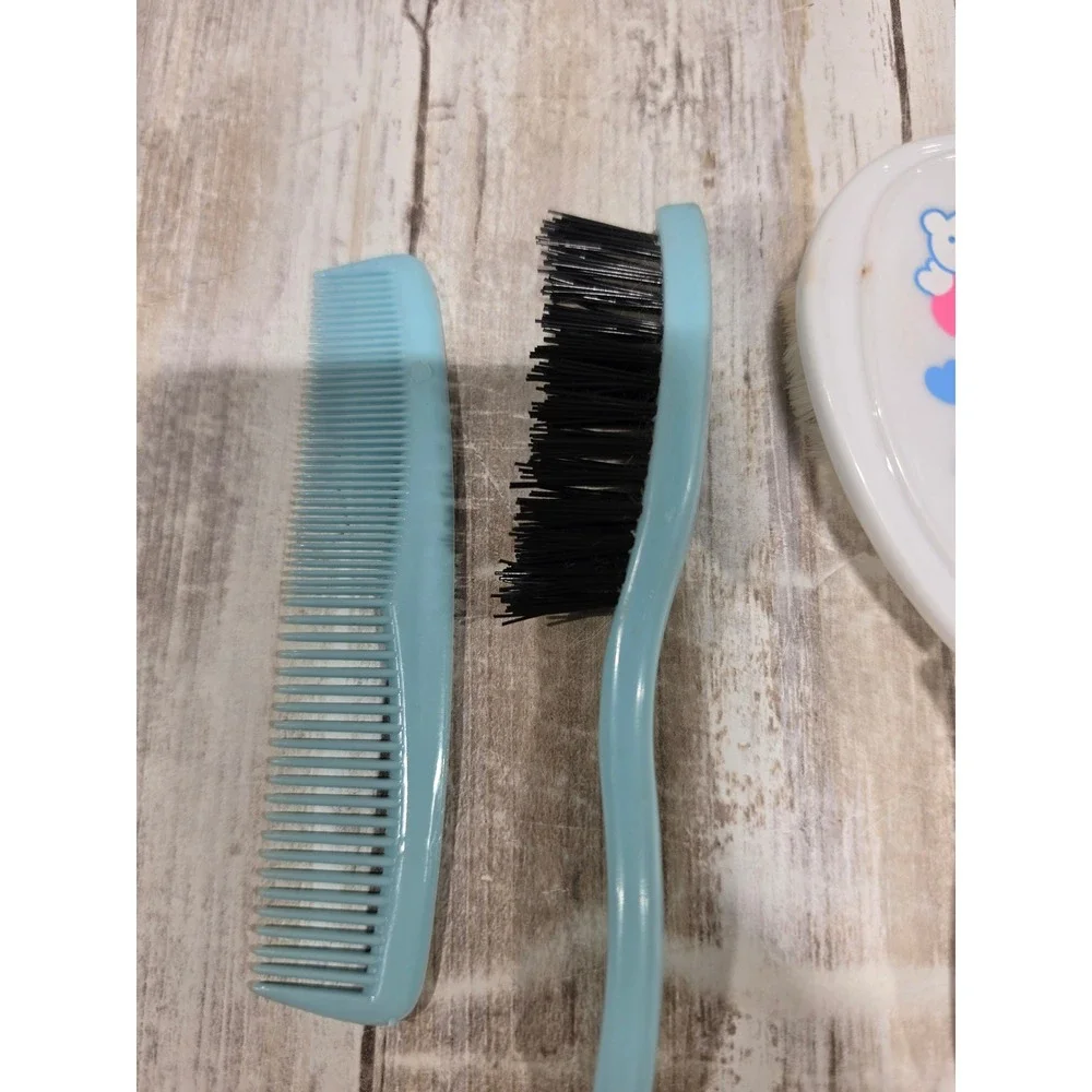 Vintage Baby & Teddy Bear Baby Brush and‎ Comb Set 5pc